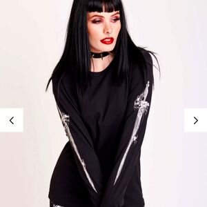 Midnight Hour Dagger Long Sleeve T-Shirt